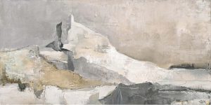 Obraz s ručně malovan&yacute;mi prvky 140x70 cm Nordic Shapes &ndash; Malerifabrikken Malerifabrikken