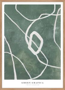 Plak&aacute;t v r&aacute;mu 52x72 cm Green Grafica &ndash; Malerifabrikken Malerifabrikken