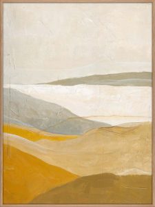 Ručně malovan&yacute; obraz 90x120 cm Yellow Field &ndash; Malerifabrikken Malerifabrikken