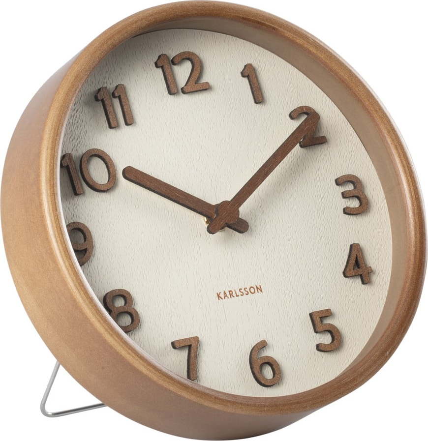 Stolní hodiny ø 18 cm Pure – Karlsson Karlsson