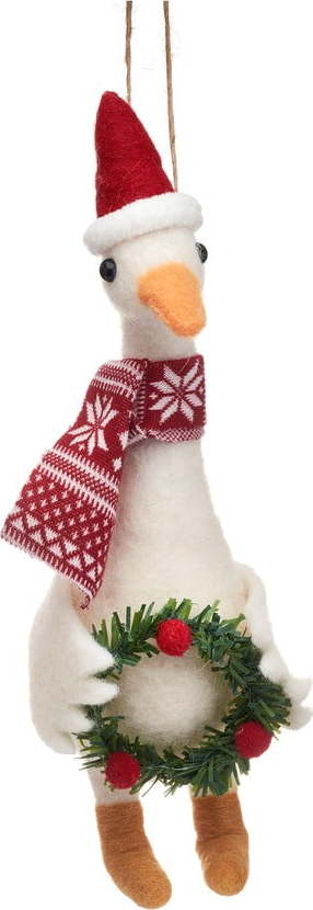 Textilní vánoční ozdoba Goose – Sass & Belle Sass & Belle