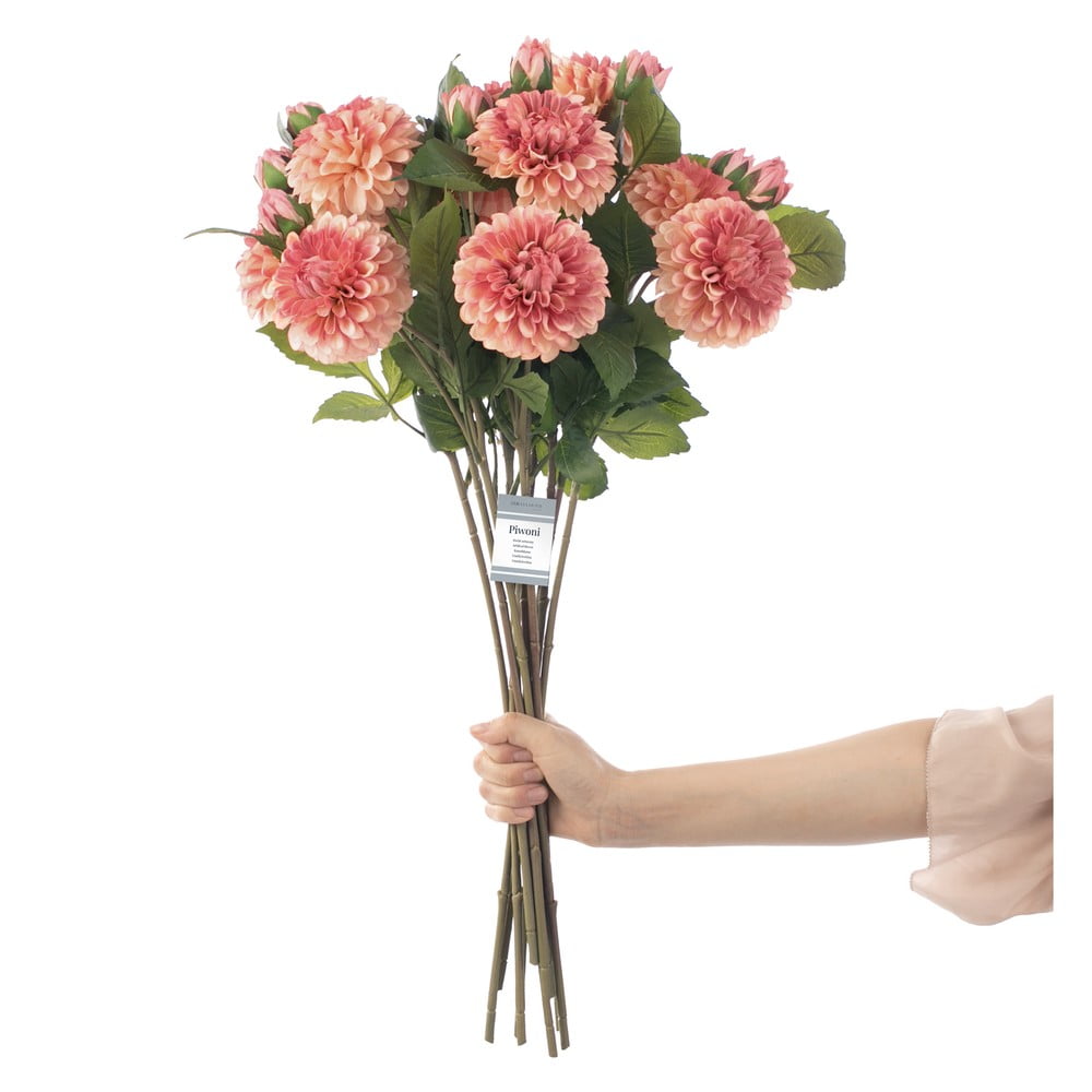 Umělé květiny v sadě 10 ks (výška 62 cm) Dahlia – AmeliaHome AmeliaHome