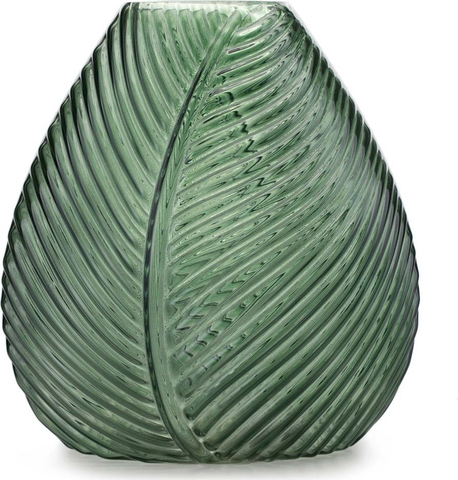 Zelená skleněná váza (výška 22 cm) Terrassa – AmeliaHome AmeliaHome
