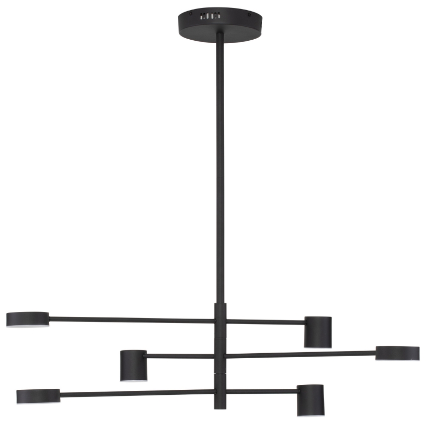 Černé kovové závěsné LED světlo Nova Luce Nordik 100 cm Nova Luce