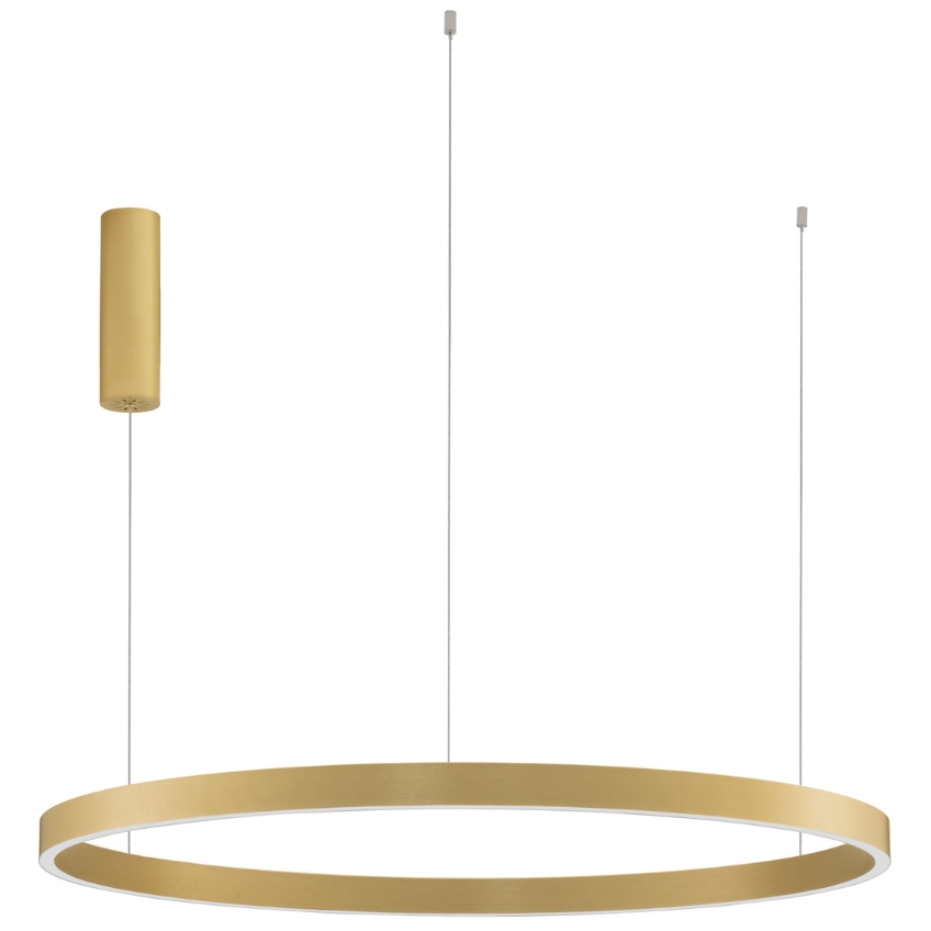 Zlaté kovové závěsné LED světlo Nova Luce Elowen 98 cm Nova Luce