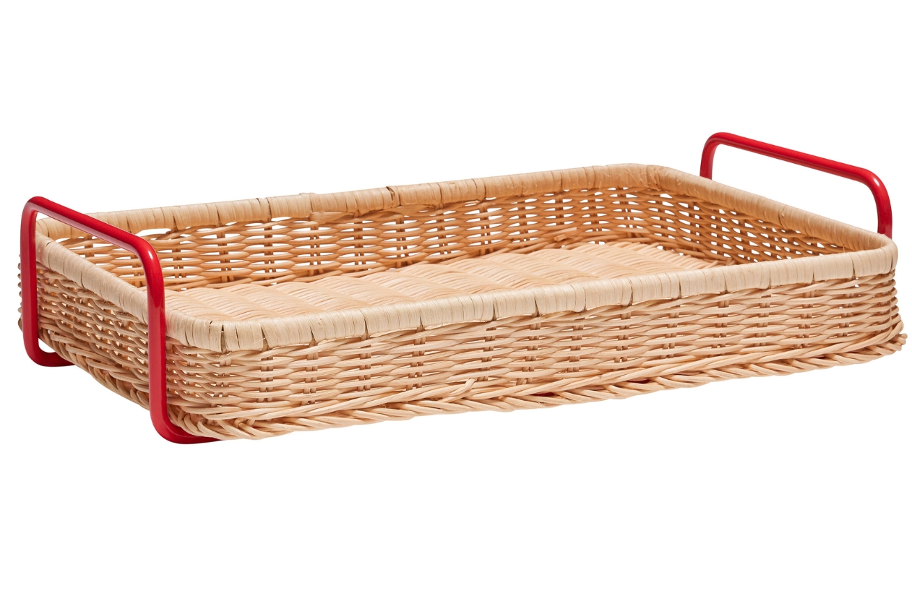 Ratanový podnos Hübsch Splint 42 x 27 cm Hübsch