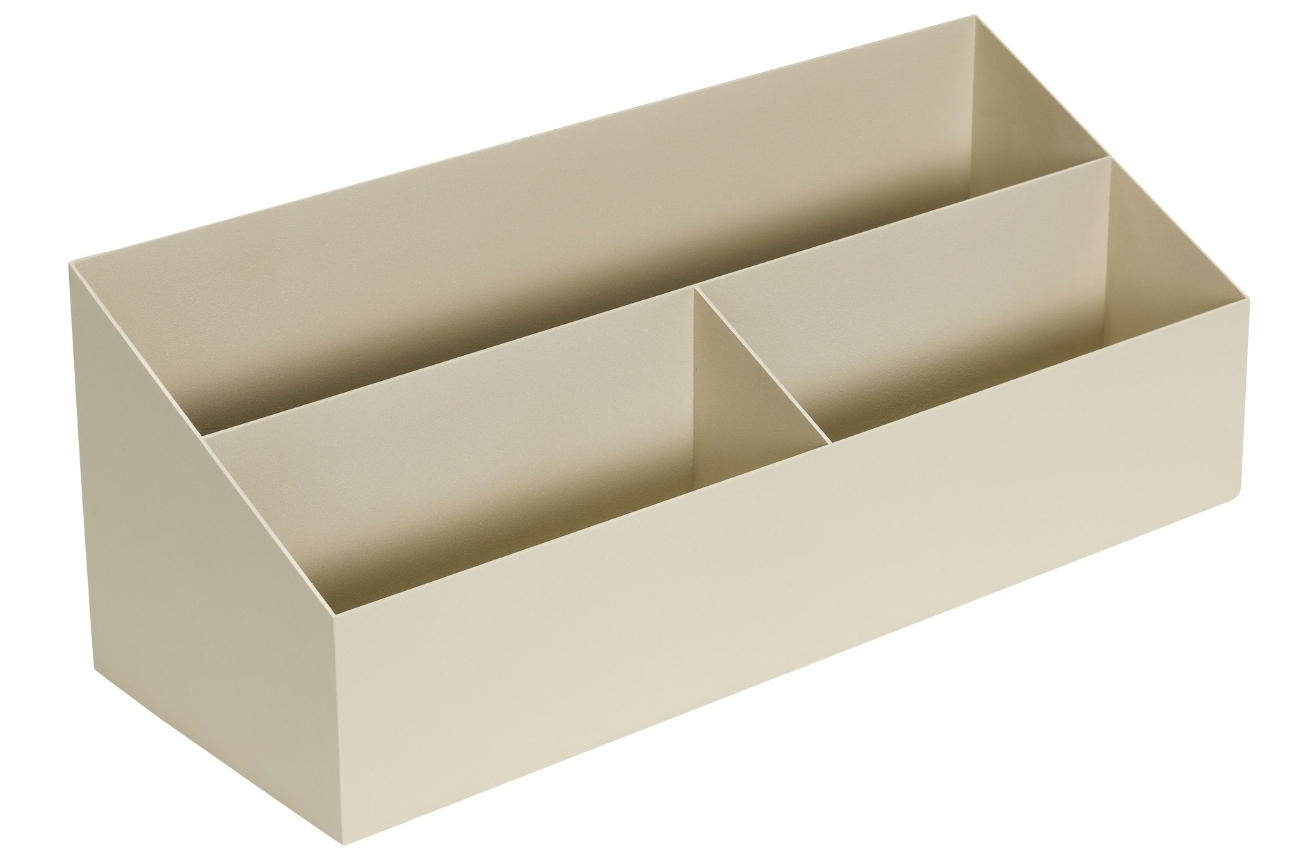 Béžový kovový organizér Hübsch Pod 40 x 15 cm Hübsch