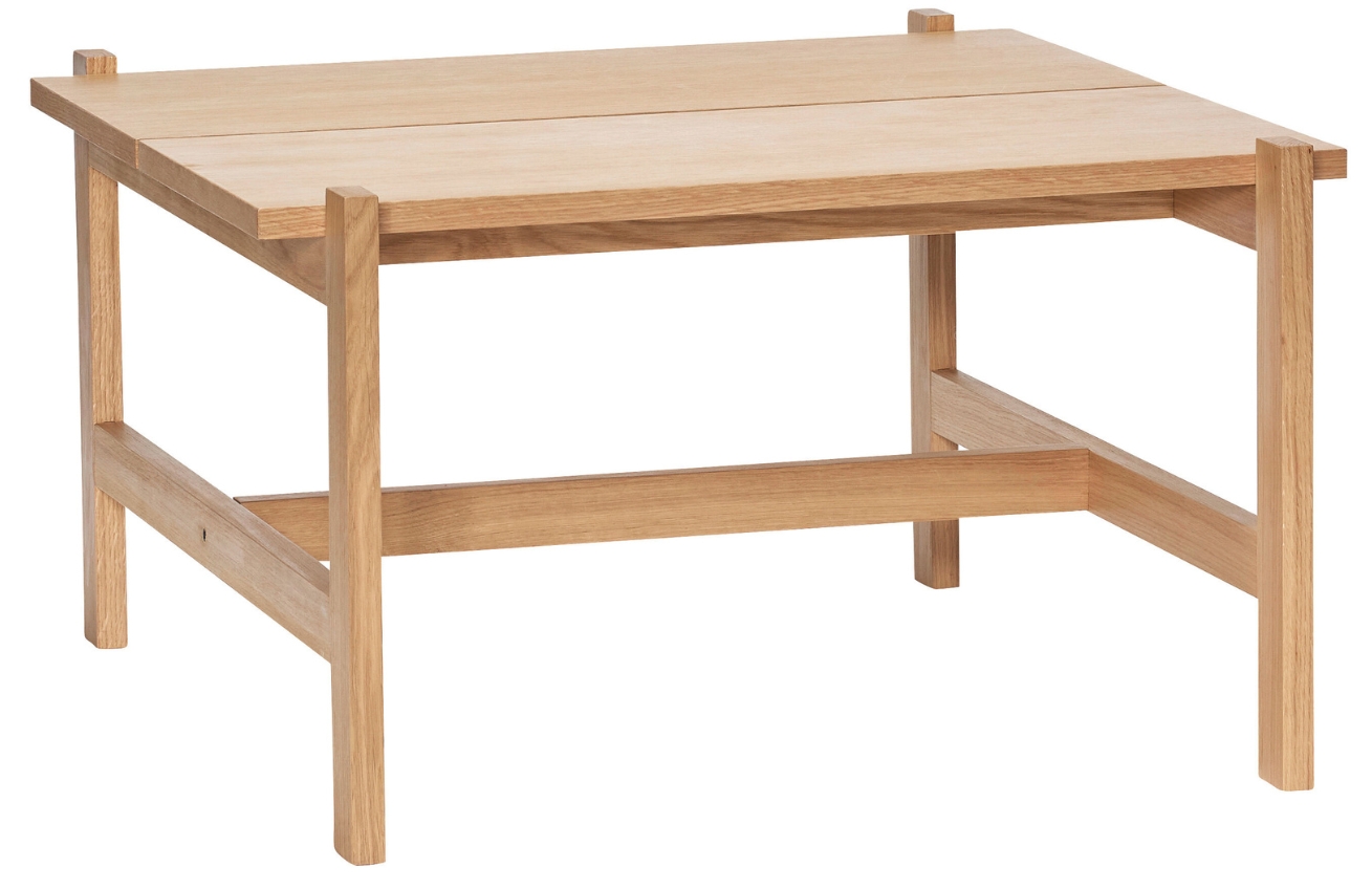Dubový konferenční stolek Hübsch Dash 80 x 80 cm Hübsch