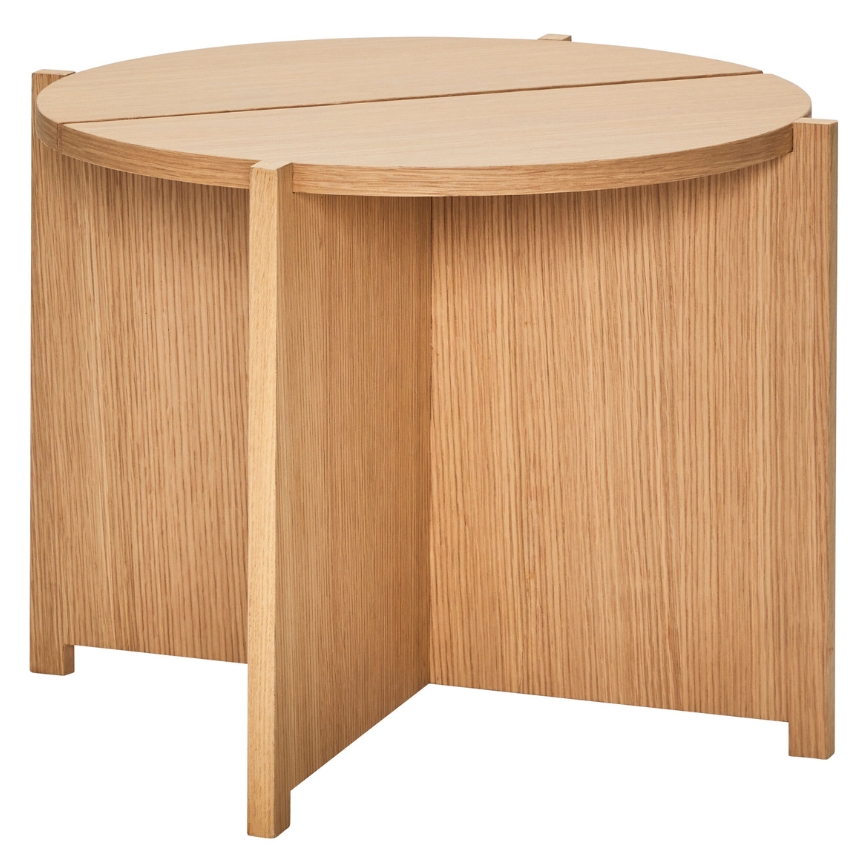Dubový odkládací stolek Hübsch Dash 55 cm Hübsch