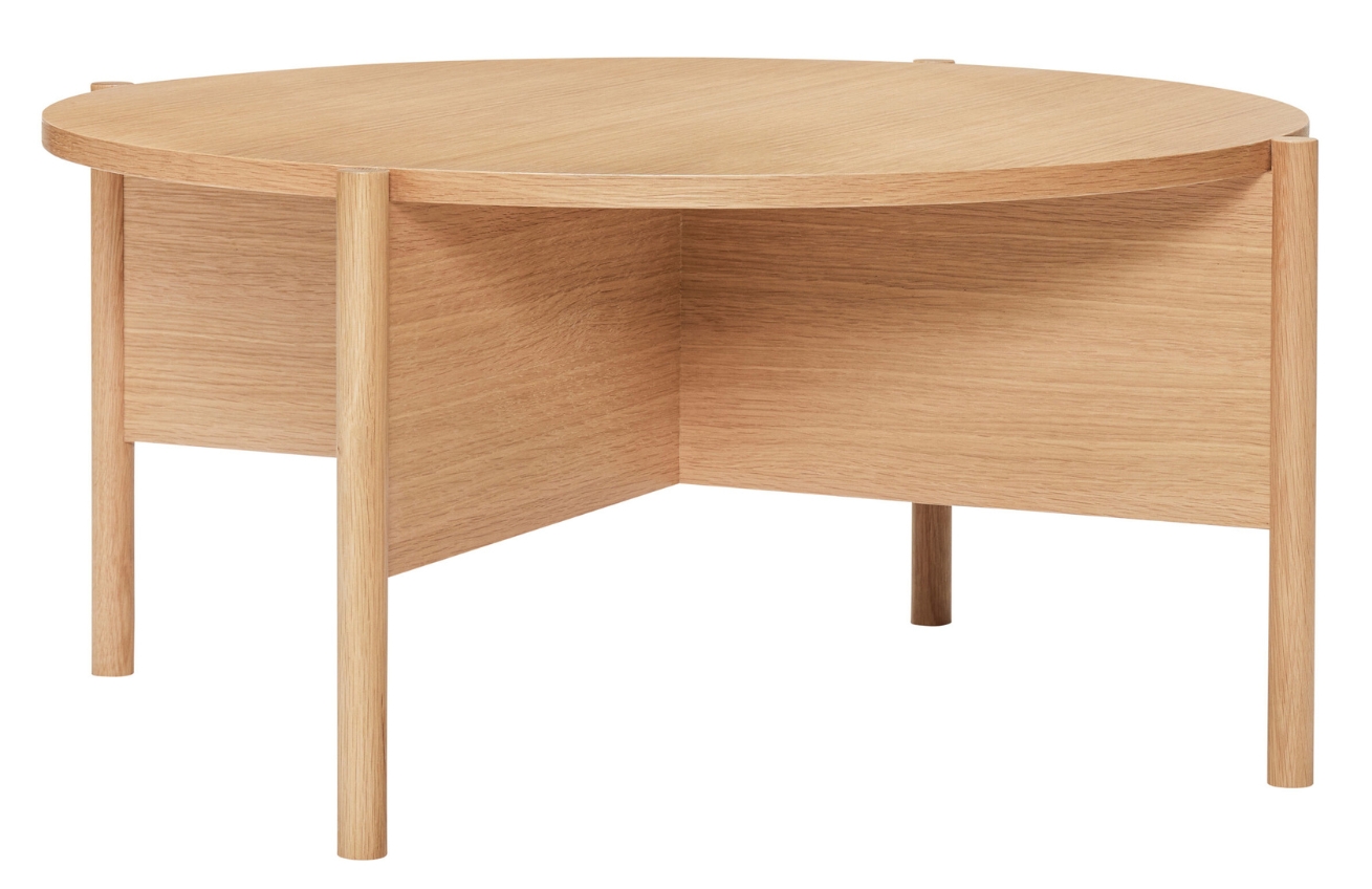 Dubový konferenční stolek Hübsch Heritage 86 cm Hübsch