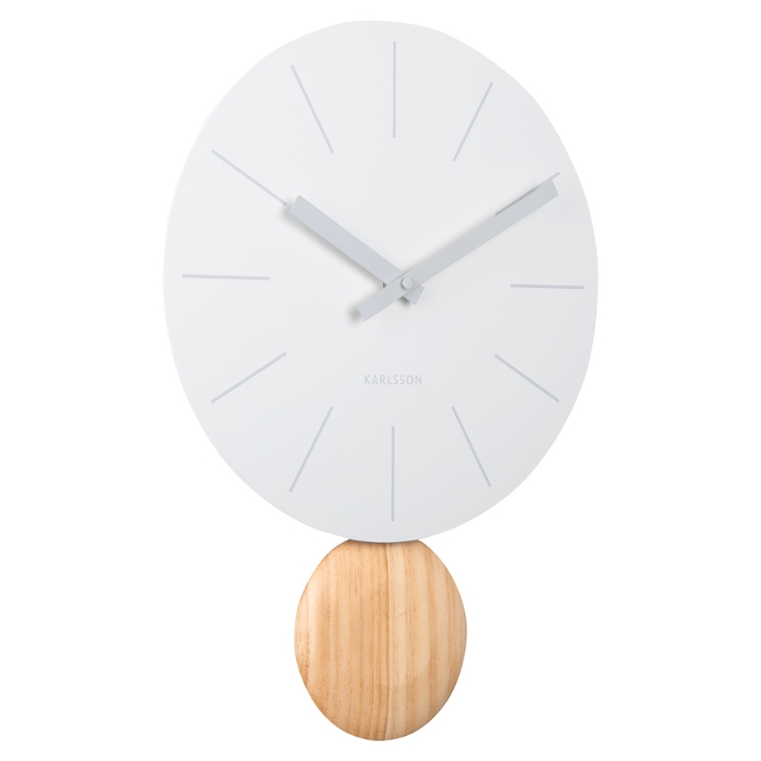 Time for home Bílé nástěnné hodiny Lora 30 cm Time for home