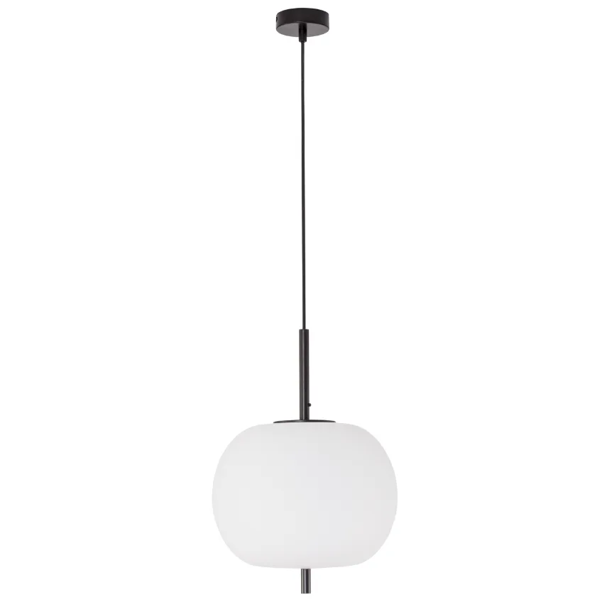 Opálově skleněné závěsné Nova Luce Lato s zavěšením