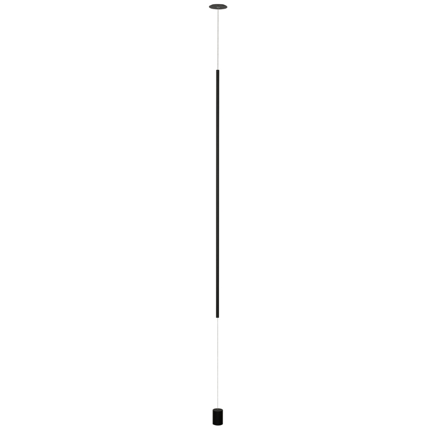 Černé kovové závěsné LED světlo Nova Luce Elettra 9 cm Nova Luce