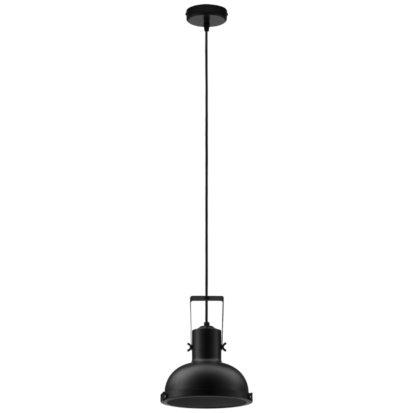 Černé kovové závěsné světlo Nova Luce Ruvi 22 cm Nova Luce