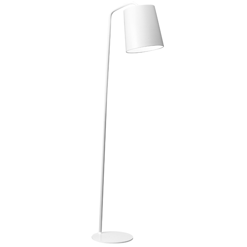 Bílá kovová stojací lampa Nova Luce Stabile 188 cm Nova Luce