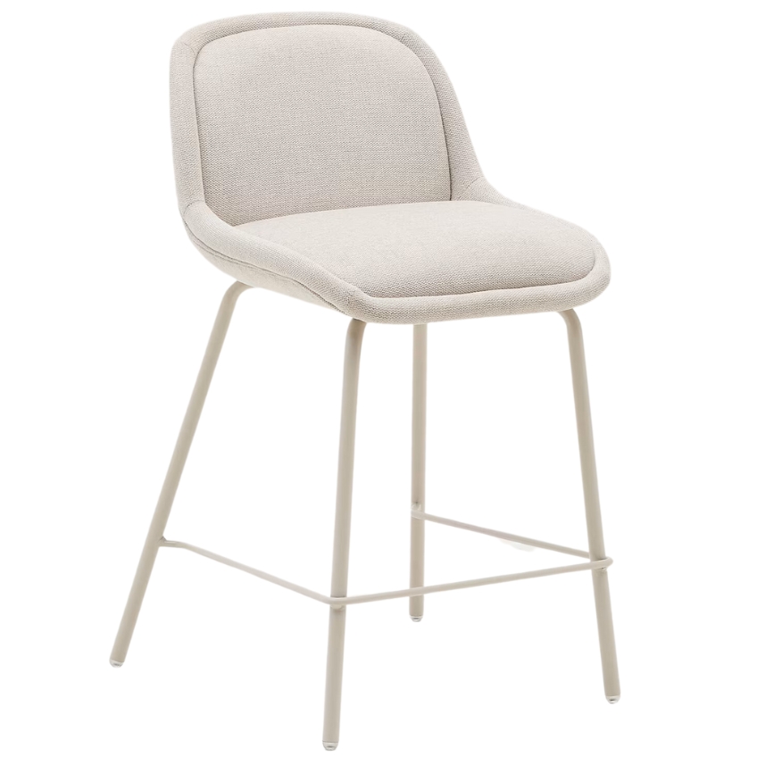 Béžová čalouněna barová židle Kave Home Aimin 65 cm Kave Home