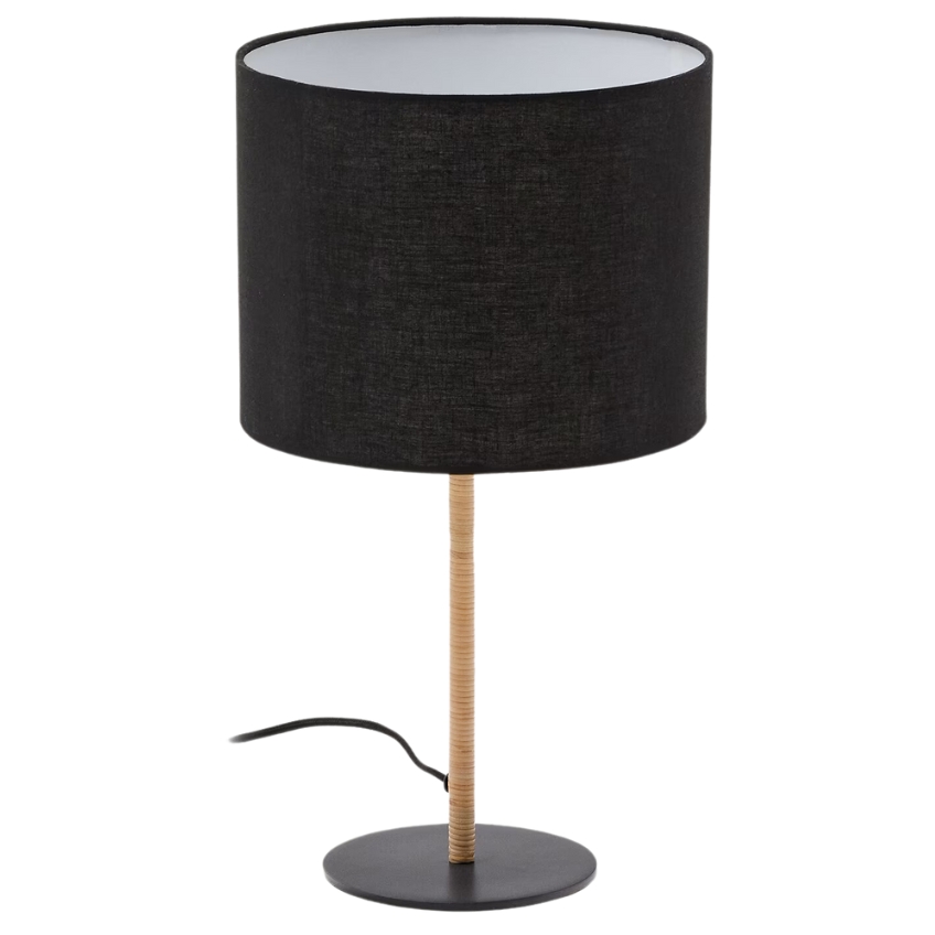 Černá stolní lampa Kave Home Pina Kave Home
