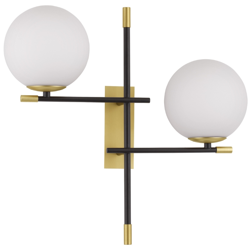 Opálově bílé skleněné nástěnné světlo Nova Luce Git Nova Luce