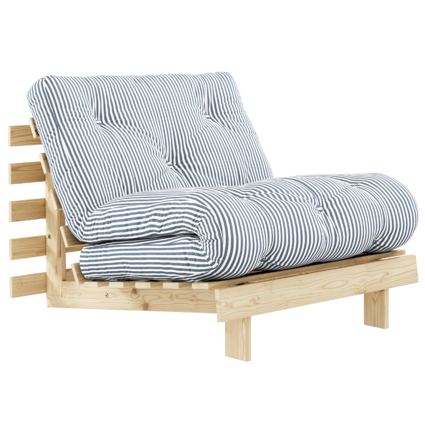 Modro-bílé rozkládací křeslo Karup Design Roots Karup Design
