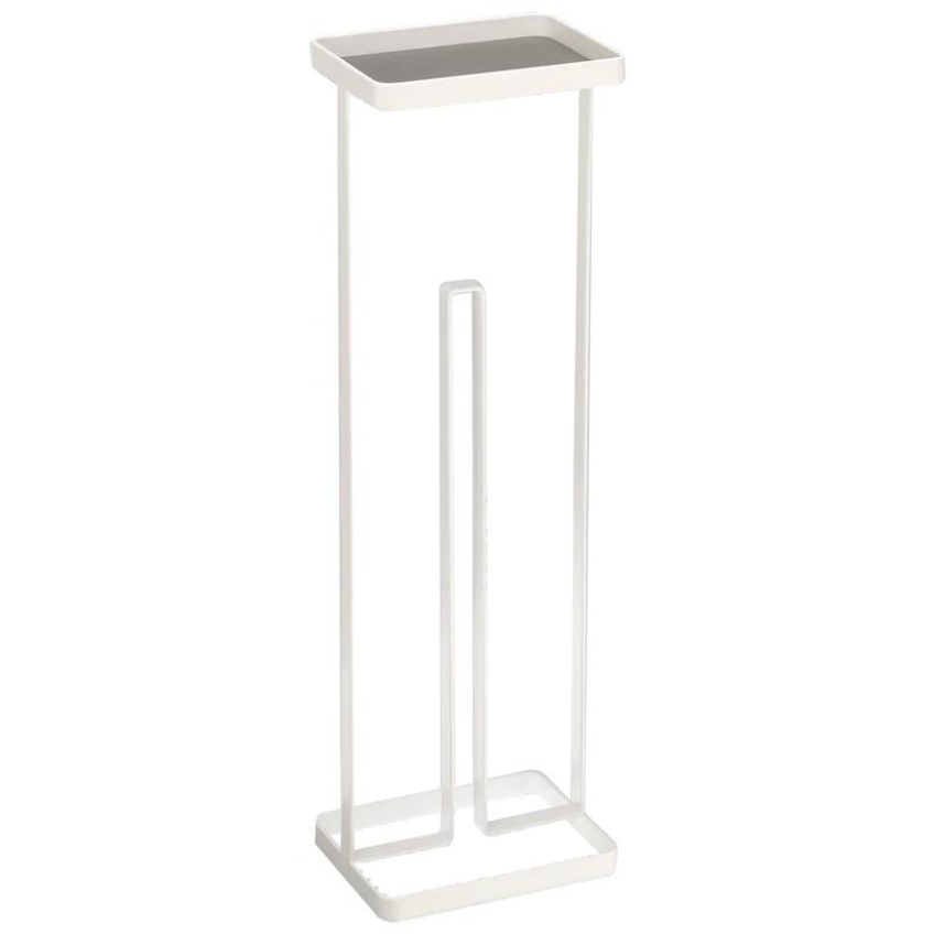 Bílý kovový stojan na toaletní papír Yamazaki Tower 52 cm YAMAZAKI