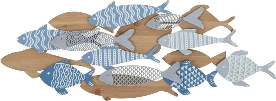Kovová nástěnná dekorace 91x33,5 cm Fish – Mauro Ferretti