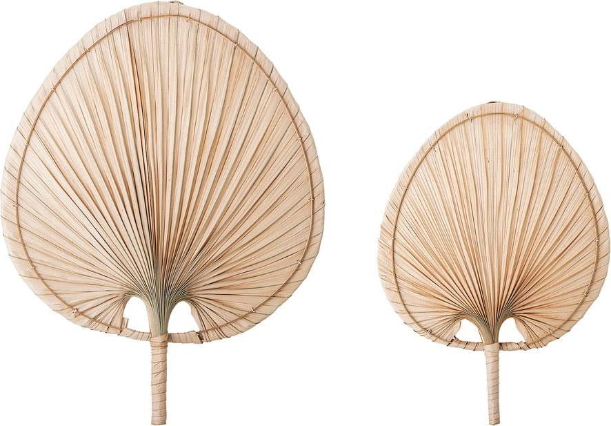 Nástěnné dekorace v sadě 2 ks 29x42 cm Palm Leaf – Bloomingville Bloomingville