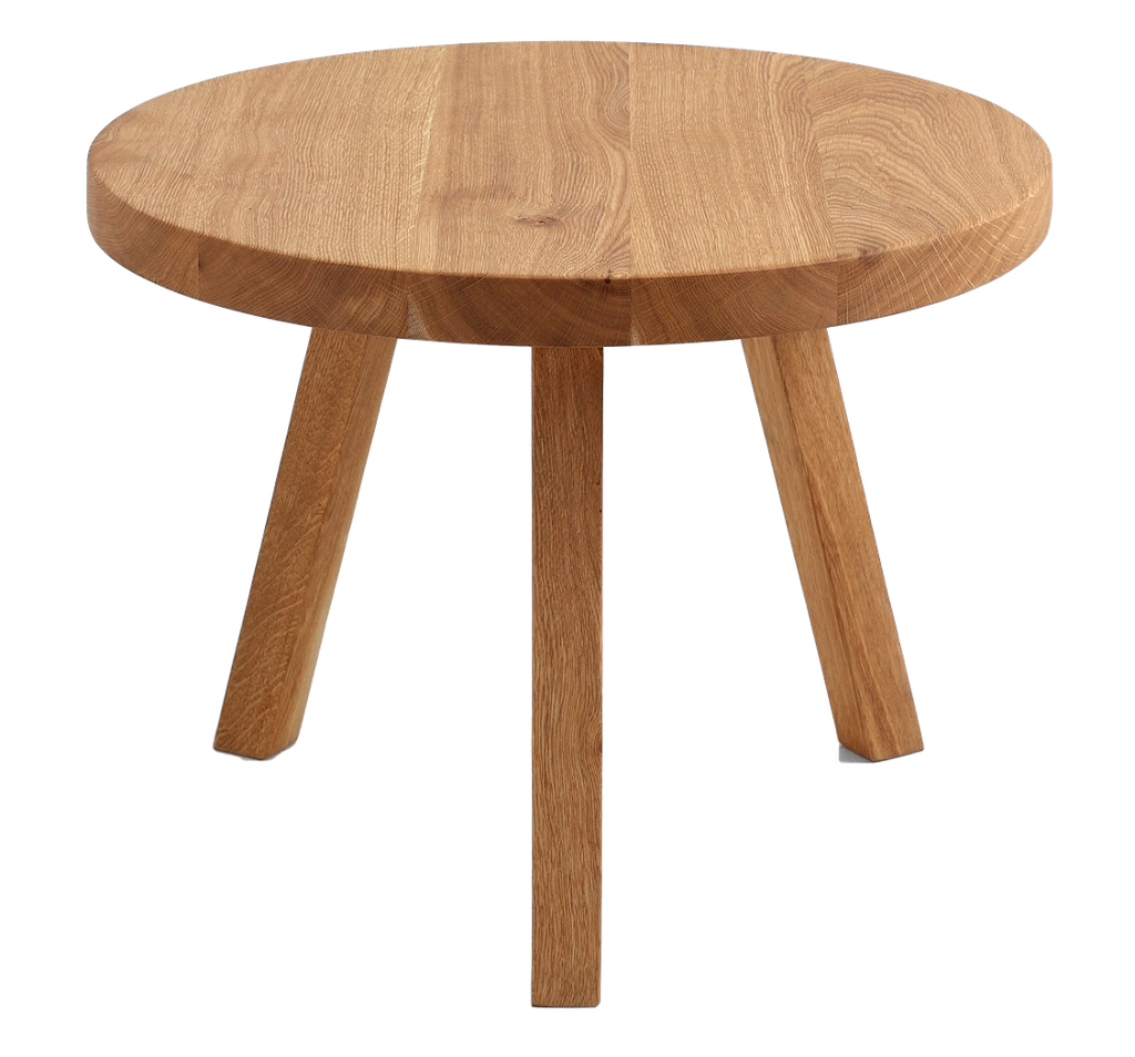 Nordic Design Přírodní masivní konferenční stůl Tre Ø 60 cm Nordic Design