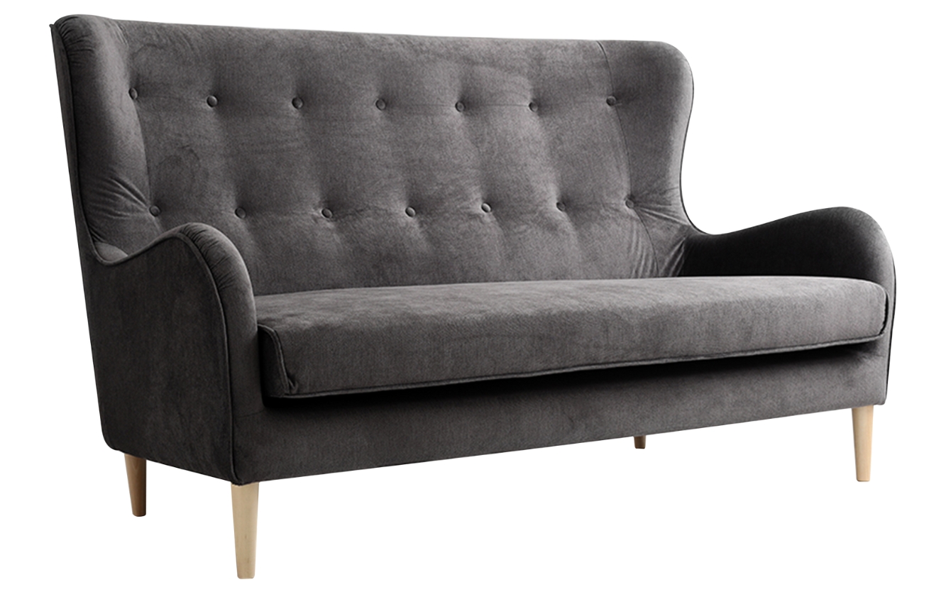 Nordic Design Šedá látková dvoumístná pohovka Alta 172 cm Nordic Design