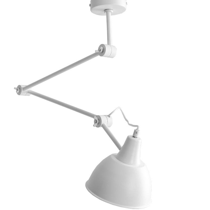 Nordic Design Bílé kovové závěsné/nástěnné světlo Cobain Nordic Design