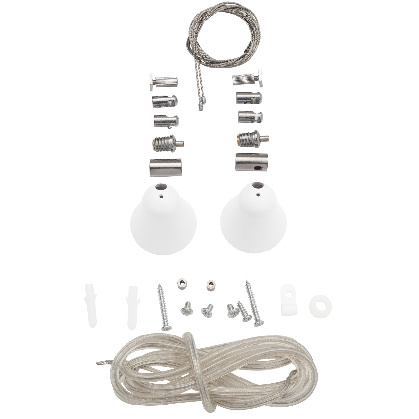 Sada příslušenství pro bílé závěsné světlo Nova Luce Linear Nova Luce