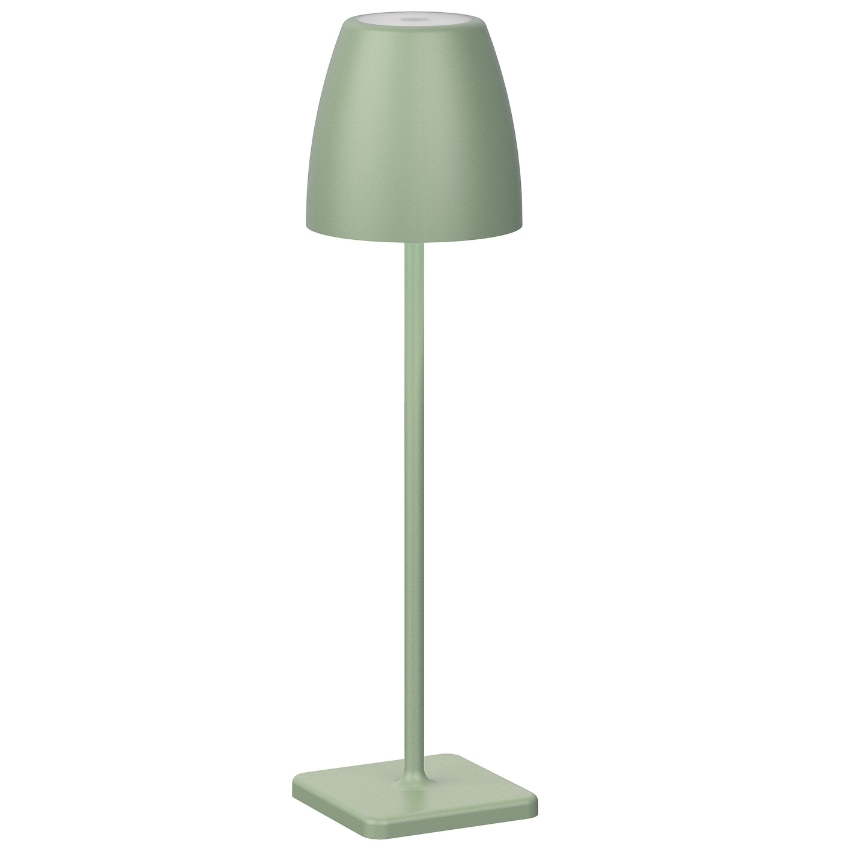 Zelená kovová nabíjecí stolní LED lampa Nova Luce Colt M Nova Luce