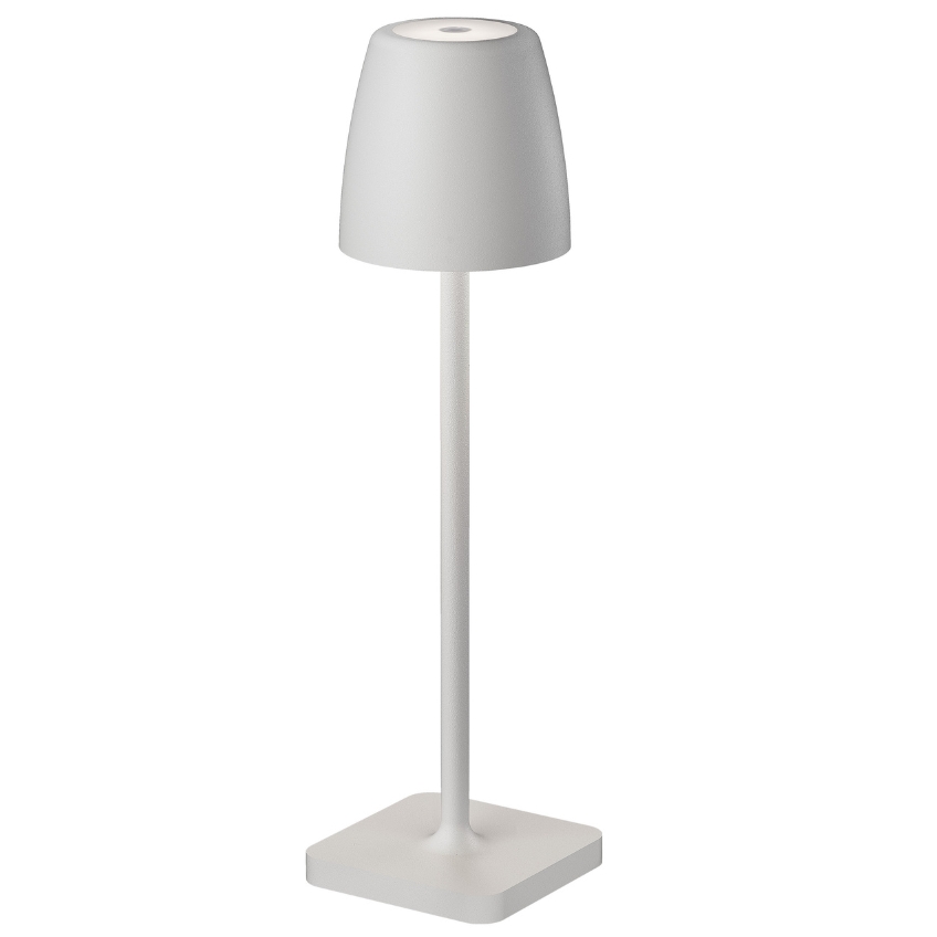 Bílá kovová nabíjecí stolní LED lampa Nova Luce Colt S Nova Luce