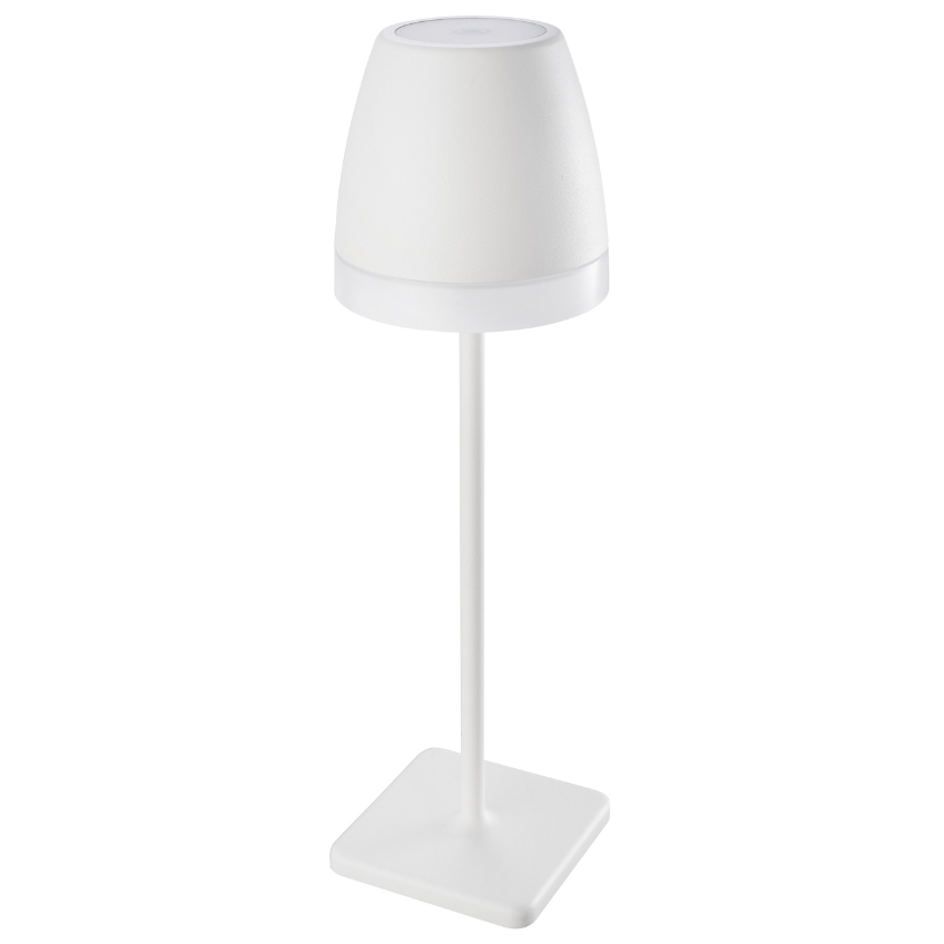 Bílá kovová nabíjecí stolní LED lampa Nova Luce Colt II. M Nova Luce
