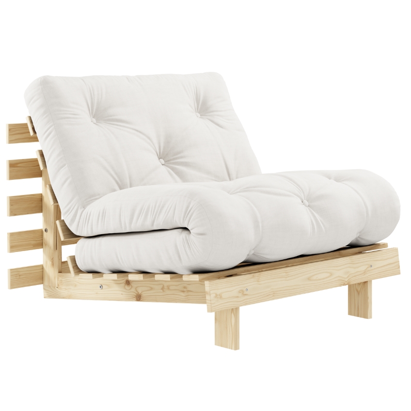 Bílé rozkládací křeslo Karup Design Roots Karup Design