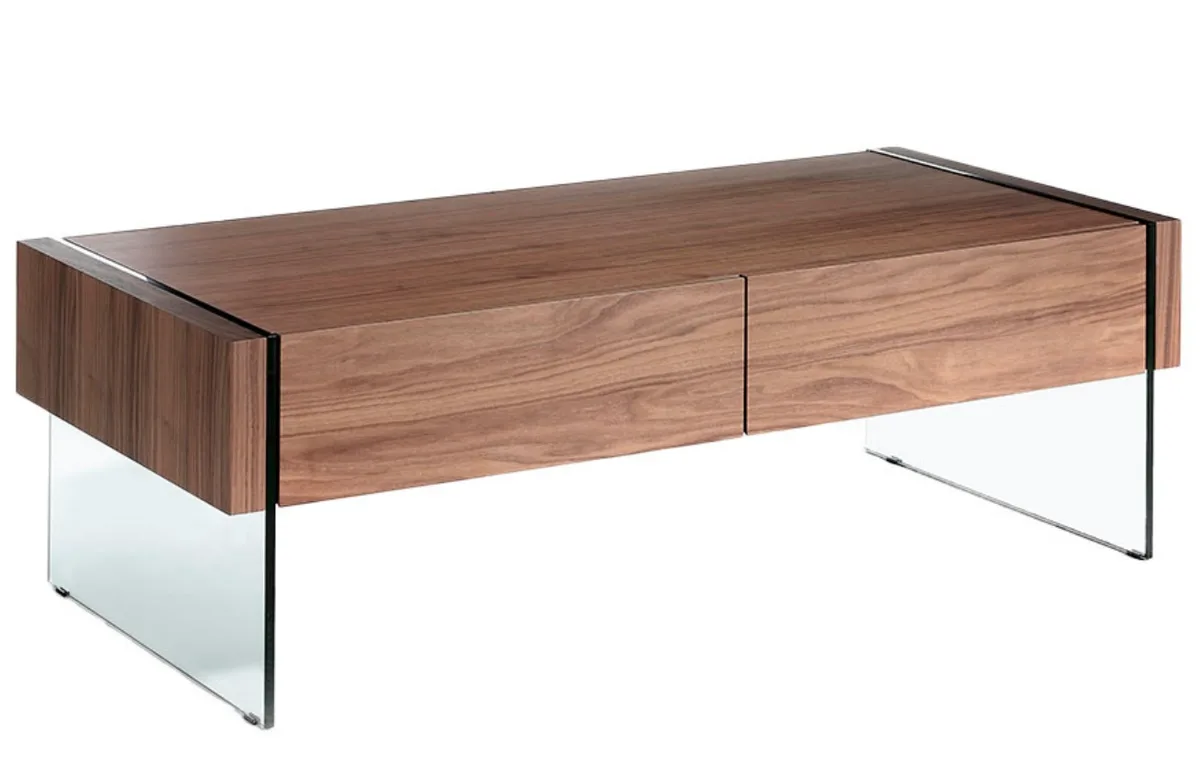 Ořechový konferenční stolek Angel Cerdá No. 2050, 127 x 59 cm