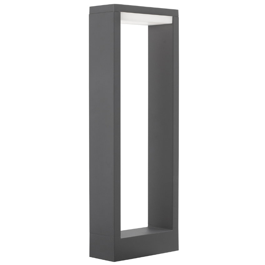 Tmavě šedé kovové venkovní sloupkové LED světlo Nova Luce Bliss 50 cm Nova Luce