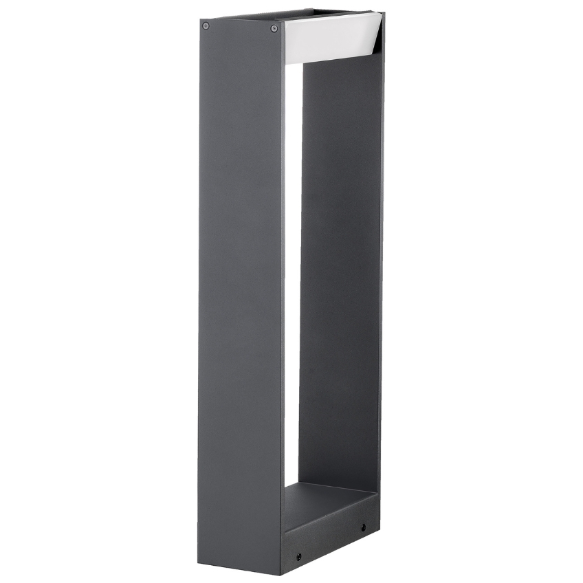 Tmavě šedé kovové venkovní sloupkové LED světlo Nova Luce Twin 60 cm Nova Luce