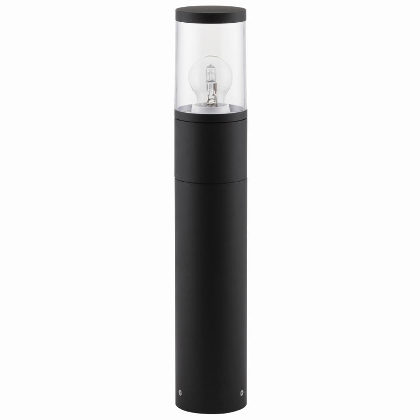 Černé kovové venkovní sloupkové světlo Nova Luce Cetera 50 cm Nova Luce