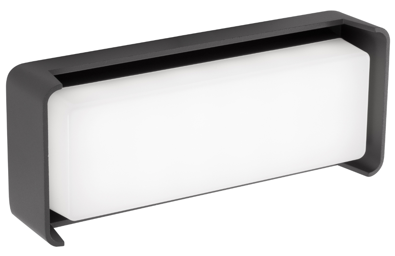 Tmavě šedé kovové venkovní nástěnné LED světlo Nova Luce Keen Nova Luce