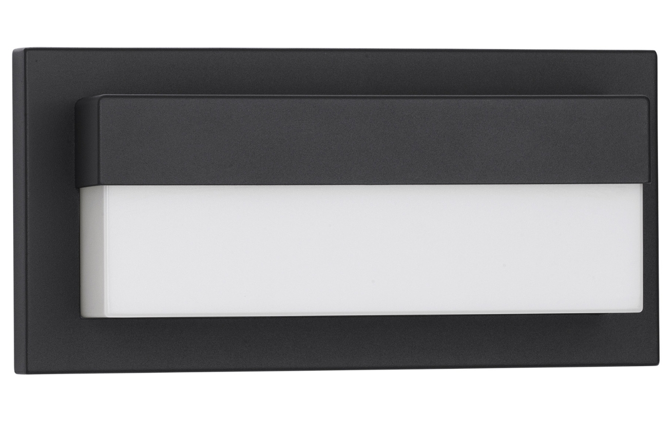 Černé kovové venkovní nástěnné LED světlo Nova Luce Leto Nova Luce