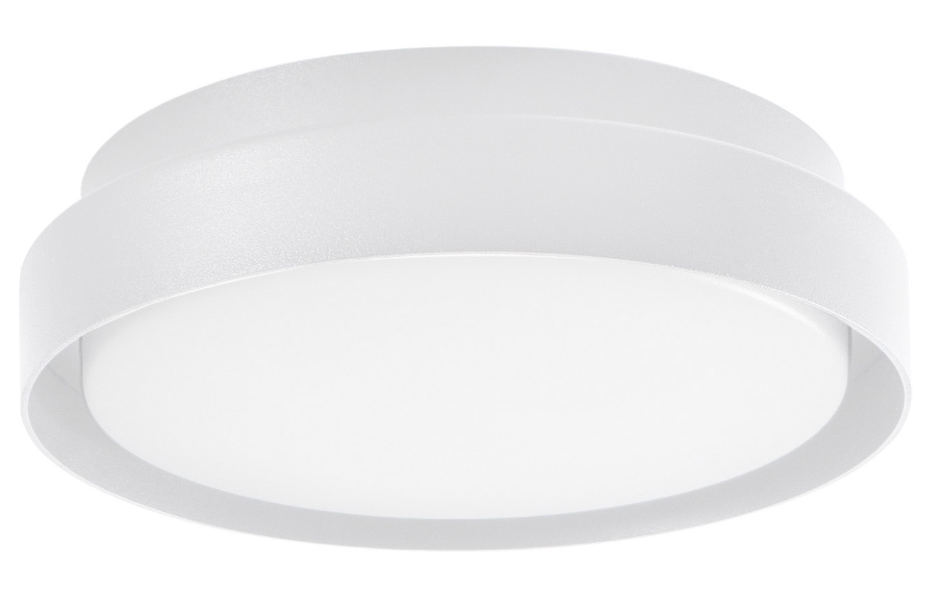 Bílé kovové venkovní stropní LED světlo Nova Luce Oliver 27 cm Nova Luce