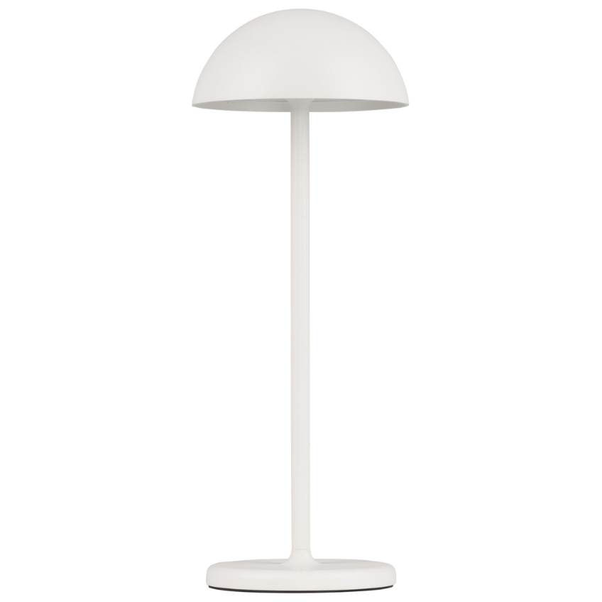 Bílá kovová zahradní stolní LED lampa Nova Luce Rose Nova Luce