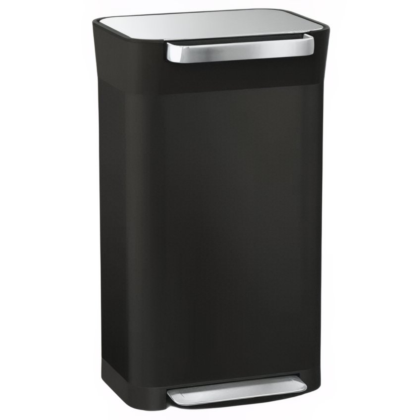 Joseph Joseph Černý kovový odpadkový koš s uhlíkovým filtrem Titan 30 l Joseph Joseph