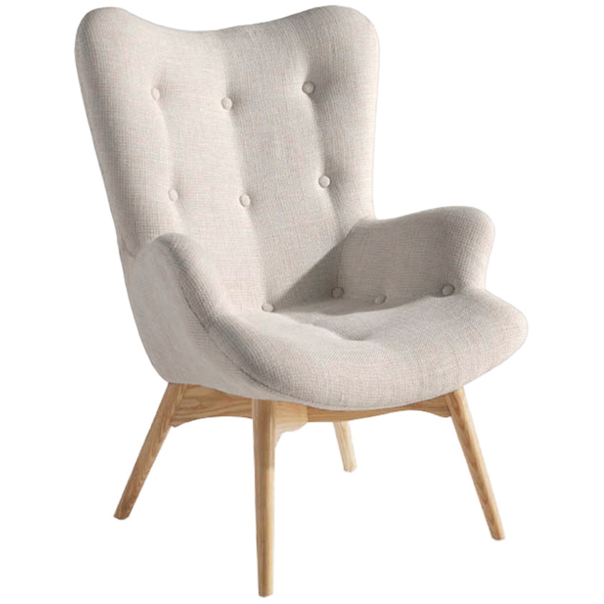 Béžové čalouněné křeslo Angel Cerdá No. 5023 Angel Cerdá