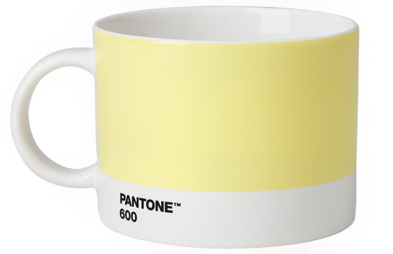 Světle žlutý porcelánový hrnek Pantone Light Yellow 600 475 ml Pantone