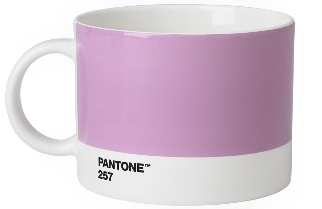 Světle fialový porcelánový hrnek Pantone Light Purple 257 475 ml Pantone