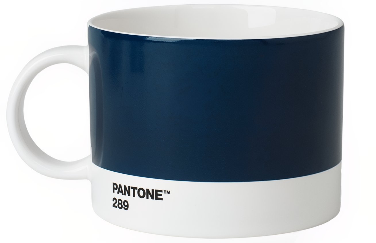 Tmavě modrý porcelánový hrnek Pantone Dark Blue 289 475 ml Pantone