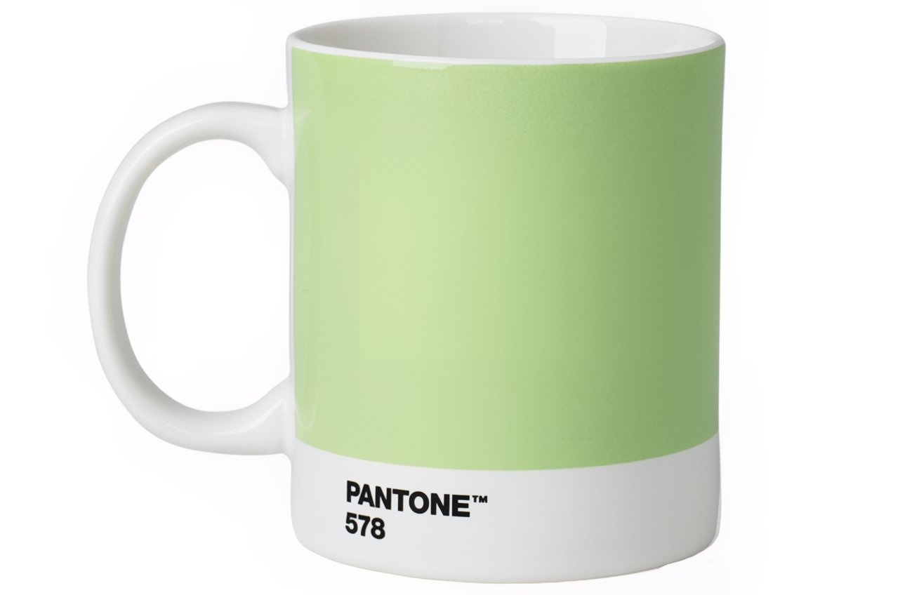 Světle zelený porcelánový hrnek Pantone Light Green 578 375 ml Pantone