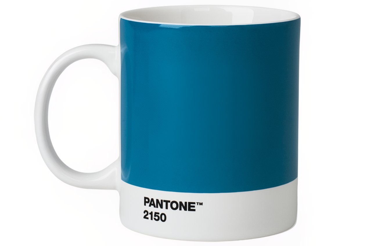 Modrý porcelánový hrnek Pantone Blue 2150 375 ml Pantone