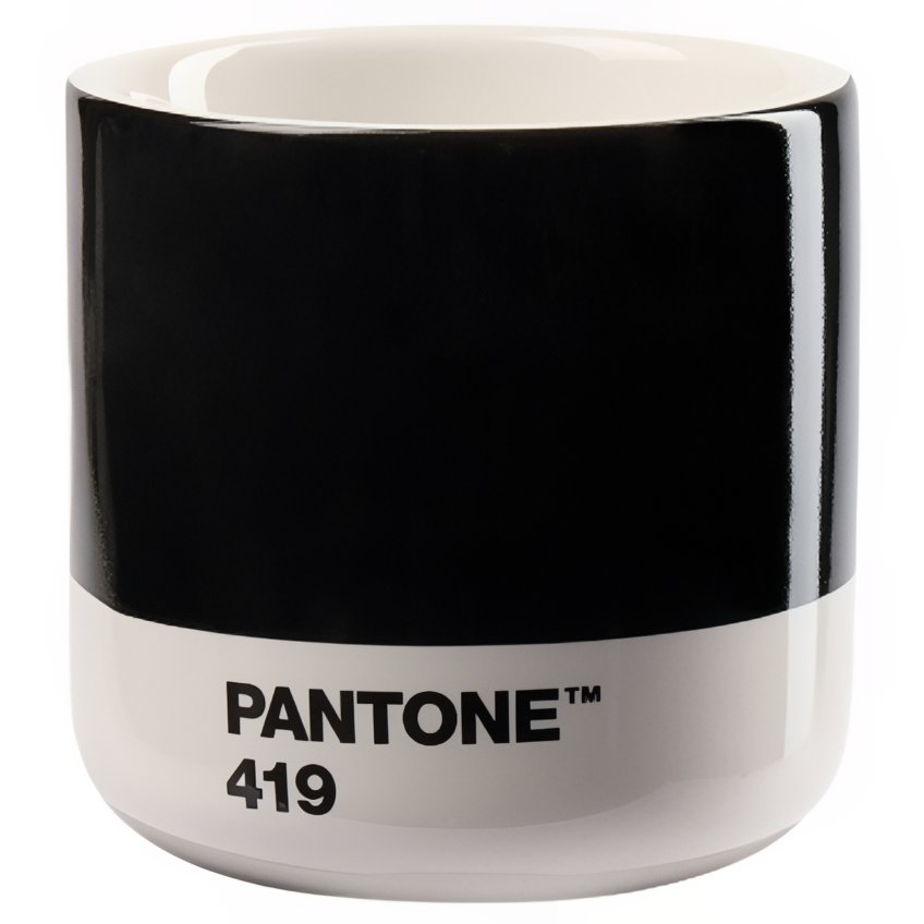 Černý porcelánový hrnek Pantone Black 419 100 ml Pantone